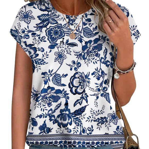 Lightweight Tops & Blouses Womens Shirts Graphic Tunic Tops for Women Loose Fit - Picture 1 of 4
